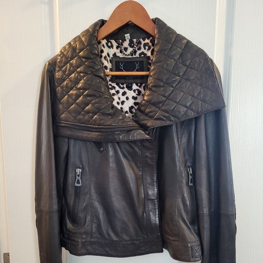 BOD & Christianson Leather Biker Jacket
